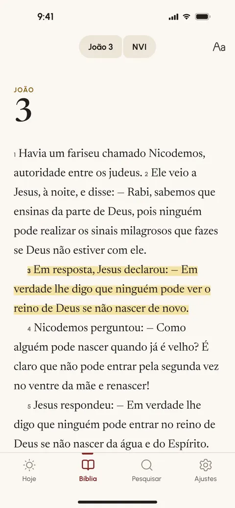Capítulo aberto no tema Papel, de fundo claro