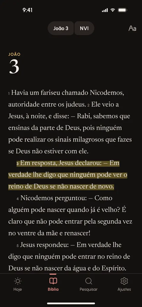 O mesmo capítulo no tema Noite, de fundo escuro